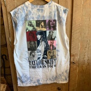 Taylor Swift The Eras Tour unisex Tie-Dye Tank Top, M